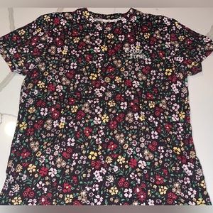 Teddy Fresh Floral Print Tee - Size M